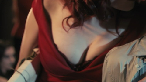 Sexiest Scenes of Girl in Red/Pandora/The Shapeshifter/The Jinn from Book of Monsters. Sexy, cleavage, red bra. 926843