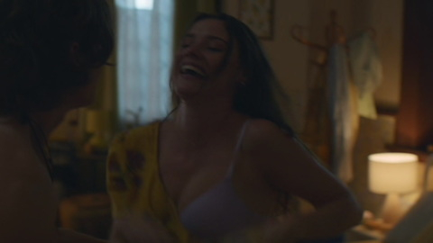 Hottest Lily Sullivan Scene in I Met a Girl. Underwear, cleavage, laughing. 926924