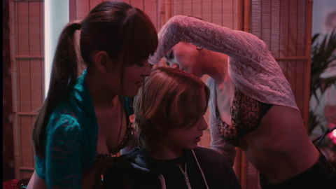 Hottest Eriko Takeda Scene in Microbe and Gasoline. Sexy, Underwear, Asian, leopard print bra. 926996
