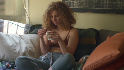Hottest Silvia Morigi Scene in After Class. Underwear, couch, curly hair. 927062