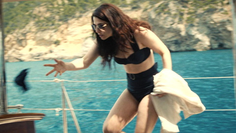 Industry's Sexiest Scenes with Marisa Abela. Bikini, SFW, black bikini. 1003428