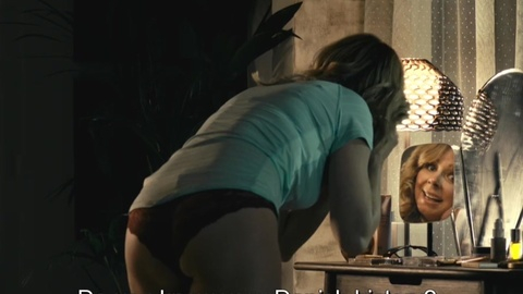 Sexiest Scenes of Ingrid from Small Town Killers. Underwear, bending forward, mirror. 927575