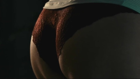 Hottest Lene Maria Christensen Scene in Small Town Killers. Underwear, close up, muscular butt. 927578