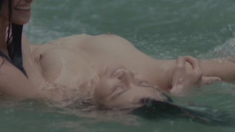Rhen Escaño Nude as Ellen. Breasts, on back, swimming. 928850