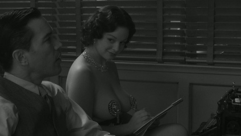 Hottest Kaylee Mattoon Scene in Mank. Sexy, black and white, pasties. 929120