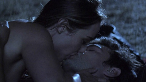 Hottest Lauren Swickard Scene in A California Christmas. Sexy, bra, couple. 930500