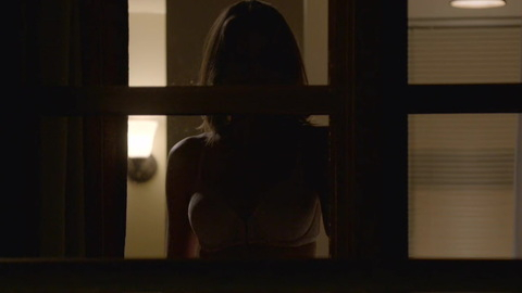 Sexiest Scenes of The Double from The Blacklist. Underwear, bra, shadows. 931523