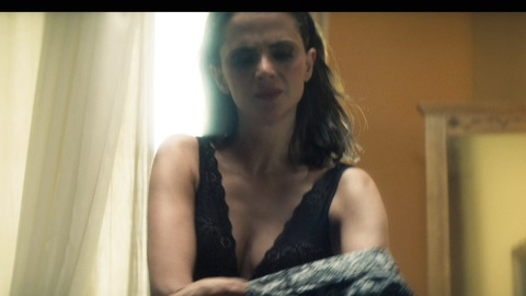 Hottest Macarena Gómez Scene in 30 Coins. Underwear, SFW, black bra. 934856