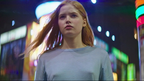 Hottest Ellie Bamber Scene in High Resolution. Sexy, city lights, hard nipples. 932030