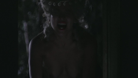 Laura Poulvet Nude as Mademoiselle de Geldöbel. Breasts, hanging breasts, night. 932324