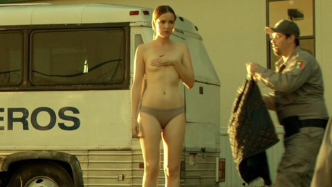 Claire van der Boom in Constantine (2014-2015) Sexy Underwear Hands Over Breasts Public Nudity 932375