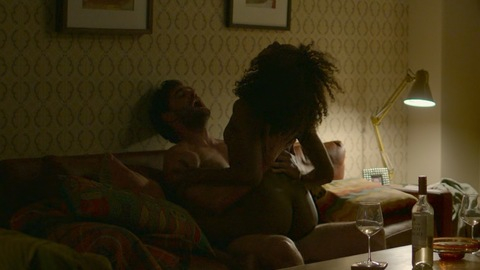 Louise from Behind Her Eyes Naked. Butt, Sexy, couch, interracial. 935633