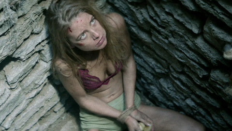 Hottest Charlotte Vega Scene in Wrong Turn. Underwear, bread, cleavage. 936224