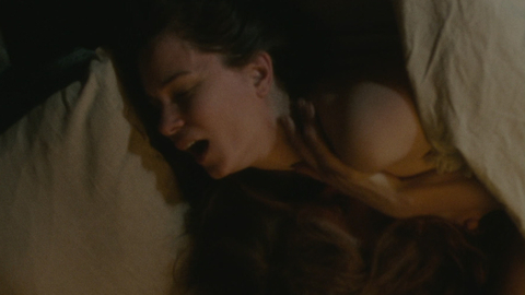 Katherine Waterston Nude as Abigail. Breasts, Lesbian, Sexy, brunette, hard nipple. 936740