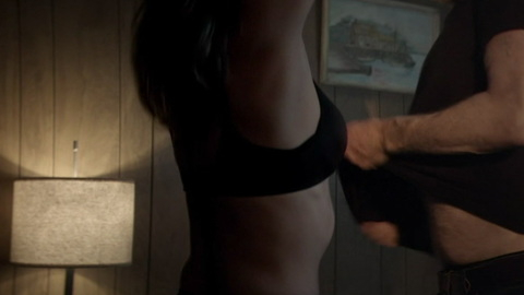 Hottest Amy Hargreaves Scene in Sometime Other Than Now. Sexy, Underwear, bedroom, black bra. 937154