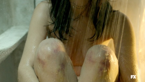 Sexiest Scenes of Adelita from Mayans M.C.. Sexy, barefoot, blood. 939149