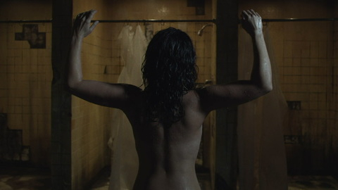 Hottest Paola Lázaro Scene in The Walking Dead. Sexy, arms up, hosed down. 938294