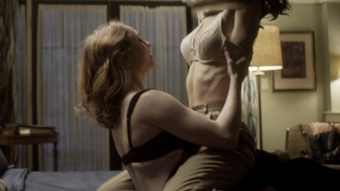 Sexiest Scenes of Pam Horton from For All Mankind. Lesbian, Sexy, Underwear, bedroom, in bed. 938399