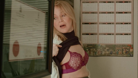 Hottest Amy Rutherford Scene in Squeegie. Underwear, SFW, at window. 939056