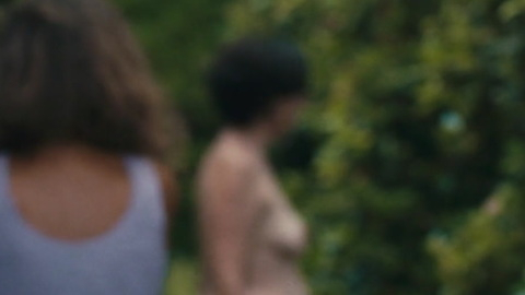 Sophie from Plaisir Naked. Breasts, blurry, hedge maze. 939065
