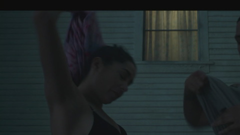 Made For Love's Sexiest Scenes with Cristin Milioti. Underwear, black bra, night. 975906