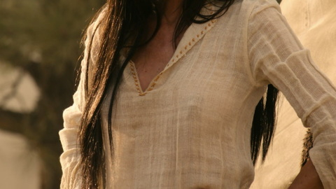 Sexiest Scenes of Never Wears Bra from The Ridiculous 6. Sexy, SFW, pokies. 940769
