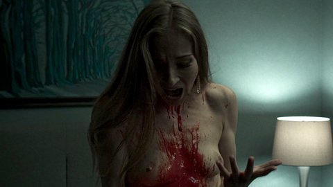 Estelle Girard Parks Nude as Young Woman. Breasts, covered in blood, nude. 942044