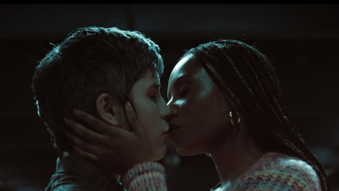 Sexiest Scenes of Rachel from Mythic Quest. Lesbian, SFW, kisssing. 942521