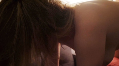 Carly Fawcett Nude as Chelsea. Breasts, bent over, close up. 942692