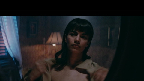 Gloria from Hotel Coppelia Naked. Breasts, mirror, open shirt. 942881