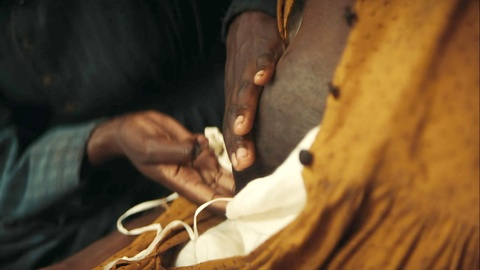 Abigail Achiri Naked in The Underground Railroad. Breasts, baby, being touched. 943130