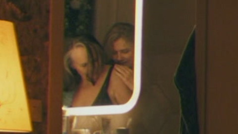 Sexiest Scenes of Madeleine Girard from Two of Us. Lesbian, closet, dimly lit. 943505