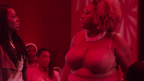 Hottest Ashley Nicole Black Scene in A Black Lady Sketch Show. Underwear, bbw, curly hair. 943922