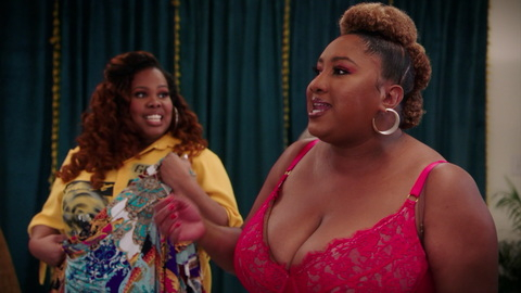 Hottest Ashley Nicole Black Scene in A Black Lady Sketch Show. Underwear, Black, cleavage. 944444