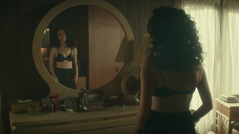 Sexiest Sheila Rubin Scenes. Underwear, SFW, black bra. 980032