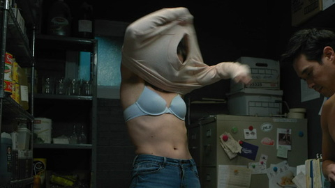 Sexiest Scenes of Allison McRoberts from KEVIN CAN F**K HIMSELF. Underwear, blue bra, jeans. 948827