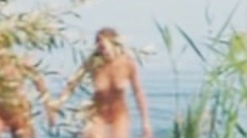 Julia / Young Julia from Domina Naked. Breasts, daytime, lake. 991085
