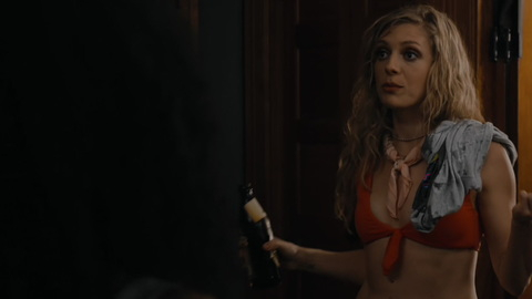Hottest Lindsay LaVanchy Scene in Initiation. Bikini, beer, jean shorts. 949568