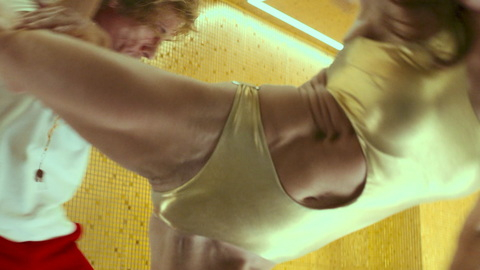 Hottest Karyna Bershadskaya Scene in The Last Mercenary. Bikini, Sexy, abs, barefoot. 950417