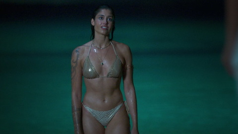 Sexiest Scenes of Isla from Fantasy Island. Bikini, Sexy, cleavage, gold bikini. 988007
