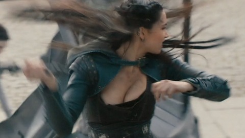 The Outpost's Sexiest Scenes with Jessica Green. Sexy, action shot, braided hair. 954060