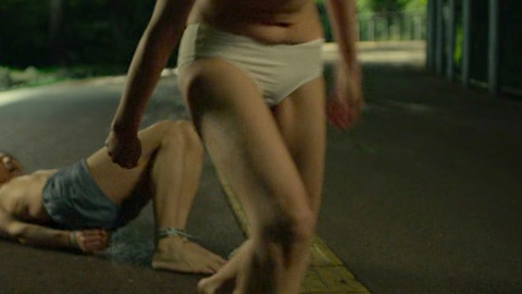 Squid Game's Sexiest Scenes with Hoyeon Jung. Sexy, Underwear, night time, outdoors. 955383