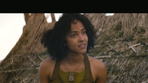 Hottest Gaal Dornick Scenes. Bikini, Sexy, curly hair, green bikini. 990111