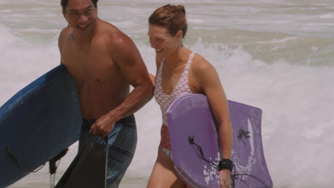 Hottest Dr. Clara Hannon Scenes. Sexy, bathing suit, beach. 956595