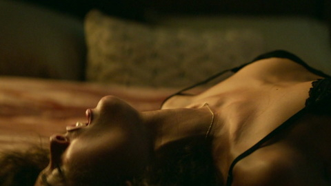 Windows on the World's Sexiest Scenes with Chelsea Gilligan. Sexy, Underwear, arched back, black bra. 957756