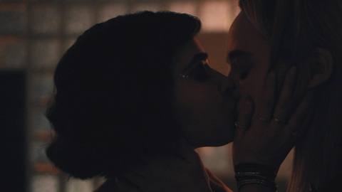 One of Us Is Lying's Sexiest Scenes with Melissa Collazo. Lesbian, SFW, lesbian kiss. 958404