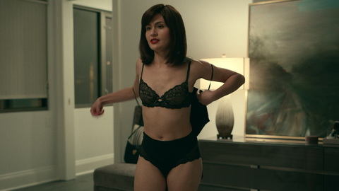 Dopesick's Sexiest Scenes with Phillipa Soo. Sexy, Underwear, bedroom, black bra. 959790