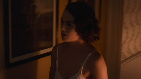 The Banishing's Sexiest Scenes with Jessica Brown Findlay. Underwear, SFW, brunette. 960420