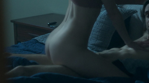 Nudes of Becka from Dexter: New Blood. Butt, Sexy, Underwear, brunette, in bed. 961032