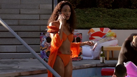 Hottest Lil Muffin Scenes. Bikini, in pool, on phone. 963069